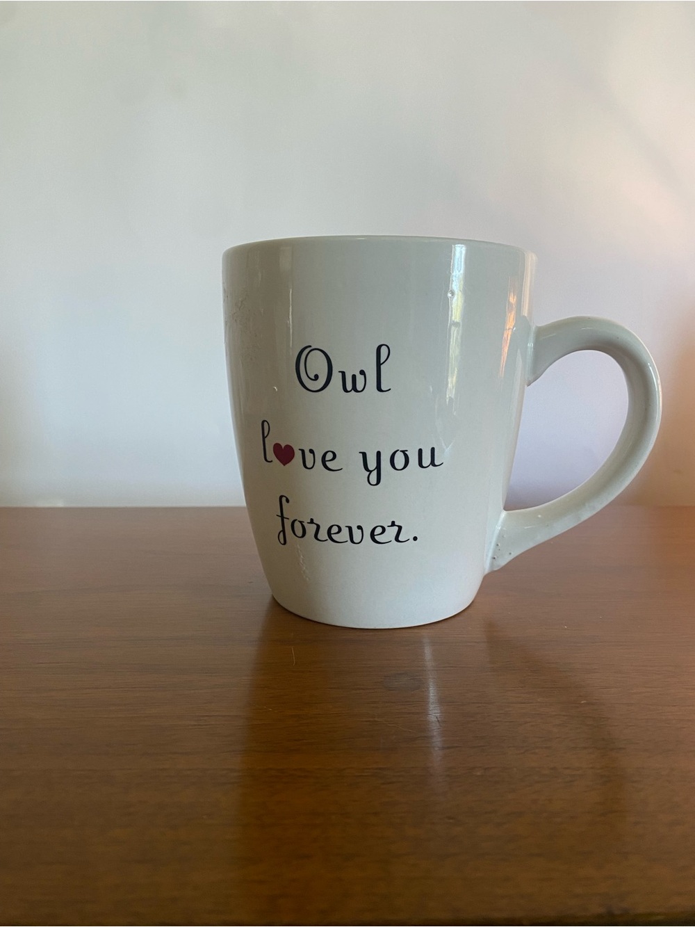 Pfaltzgraff Jumbo Owl Love You Forever Mug 24oz Brown White